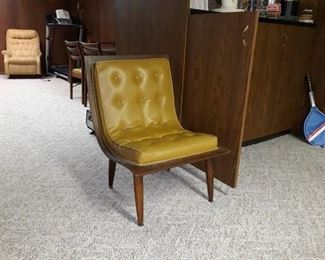 Mid Century Modern Tufted Chair