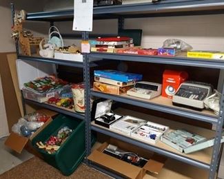 Seasonal Decor, Vintage Toys and Electronics