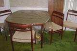 Mid century modern teak wood kitchen set