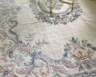 Chinese pastel oriental rug (9'x12')