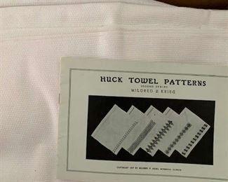 Huck towling and patterns