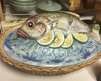 Vintage Ceramic Serving Dish