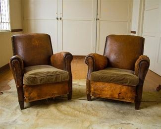 Leather Arm Chairs 