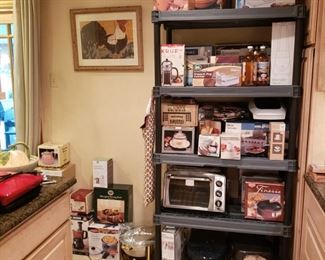 new kitchen items still in the box