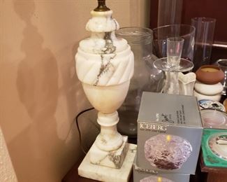 alabaster lamp