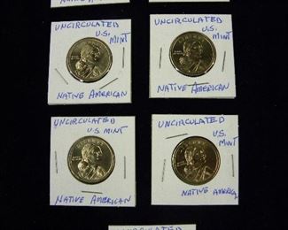 Uncirculated Gold Color Dollars