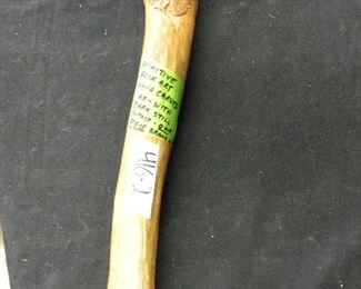 Primitive Fold Art Hand Carved Ax