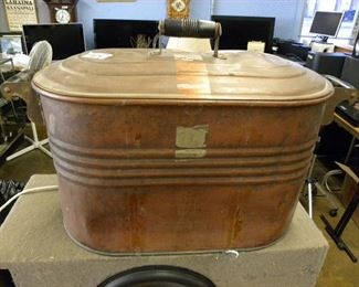 Antique Copper Boiler w/Lid