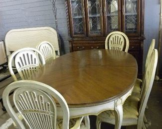 Dining Table & 6 Chairs, China Cabinet