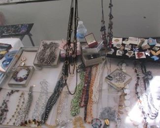 Lots of contemporary jewelry, many from Baltimore and Bethesda craft shows