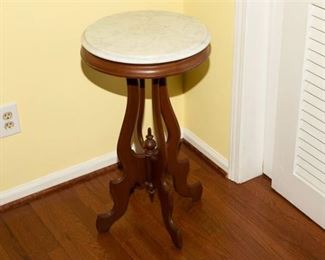9. Victorian Marble Top Table