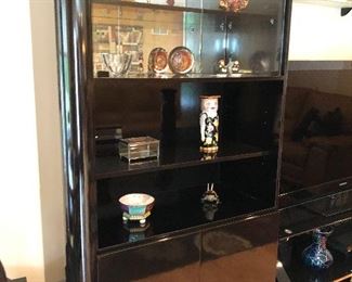 2 black lacquer/laminate style 