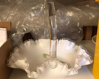 Fenton Glass basket