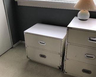 Dixie "Campaigner" Furniture for bedroom 2 drawer night stand