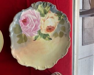 Hand painted plate