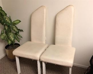 set of 2 italian dining chairs