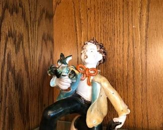 Rare Antique Leopald Anzengruber Keramik Wein Austria