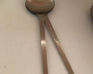 Mid century serving utensils 