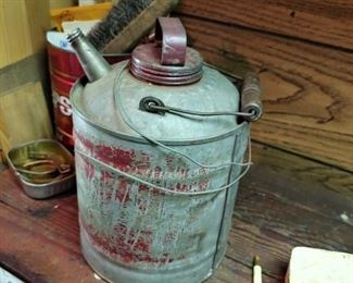 Old Galvanized Cans