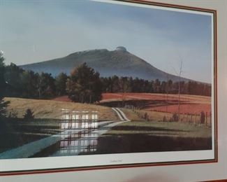 Douglas Cave "Pilot Mountain" Print