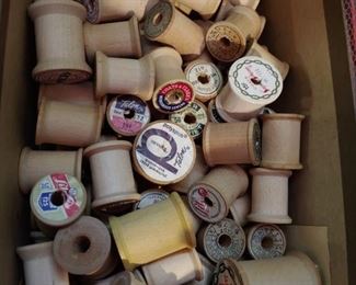 Wooden Thread Spools