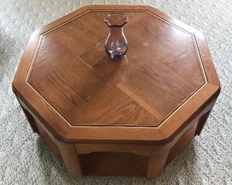 Large octagonal coffee table!