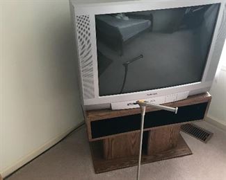 Old school tv and stand!