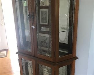 Curious for a curio cabinet? It has a light also!