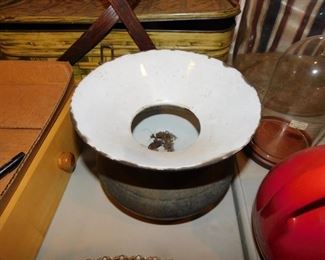Enameled Iron Spitoon