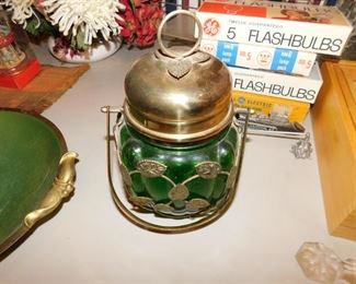 Old Glass Bisuit Jar