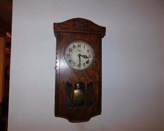 Old Oak Wall Clock