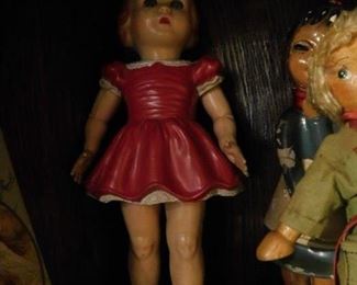 Old Hard Plastic Doll(Walker)