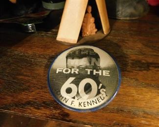 Old Kennedy Political Badge