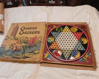Old Chinese Checkers in Original Box