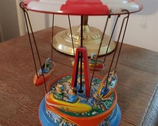 West German Tin Litho Carnival Toy