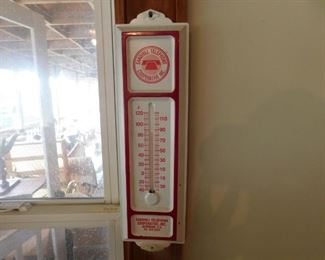 Sandhill Telephone Advertising Thermometer