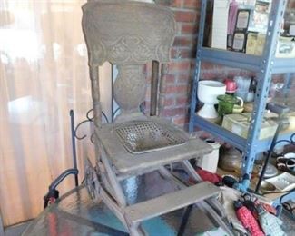 Early Wooden Baby Chair Carriage
