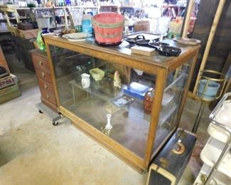 Oak Country Store Cabinet