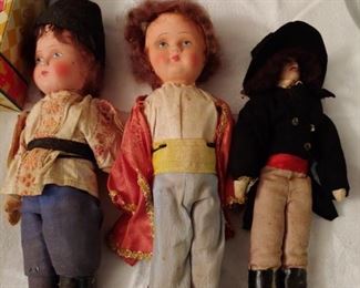 Old Cloth Face Dolls