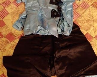 Vintage Hong Kong Tailor Made Silk Outfit