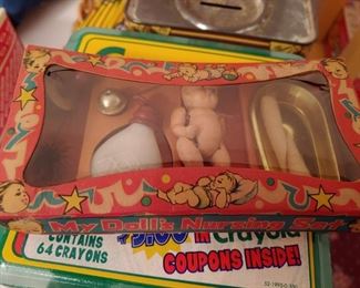 Old My Doll Nursing Set in Original Box