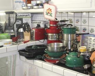 Kitchen items. Cuisinart, Faberware. Ninja, 