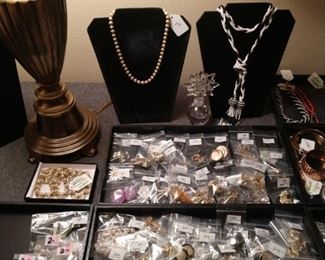 Amazing selection of costume jewelry -- Krementz, Coro