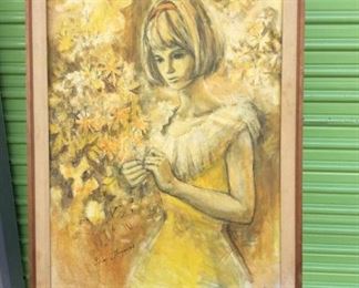 Girl holding flowers Jay Thomas https://ctbids.com/#!/description/share/171906