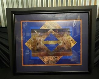 Golden Geometric Print https://ctbids.com/#!/description/share/171909