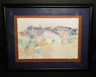 Lawrence C. Goldsmith water color print.     https://ctbids.com/#!/description/share/171926