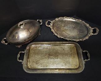 Large Vintage Silver Serving Pieces https://ctbids.com/#!/description/share/171925