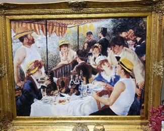 #106		Luncheon of the Boating Party Pierre-Auguste Renoir Artist Enhanced 171/980	$150 
