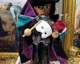 #107		Steinbach Nutcracker Phantom of the Opera handmade in Germany	$40 
