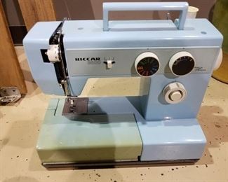#111		Riccar vintage Blue 3600 Sewing Machine	 $50.00 

